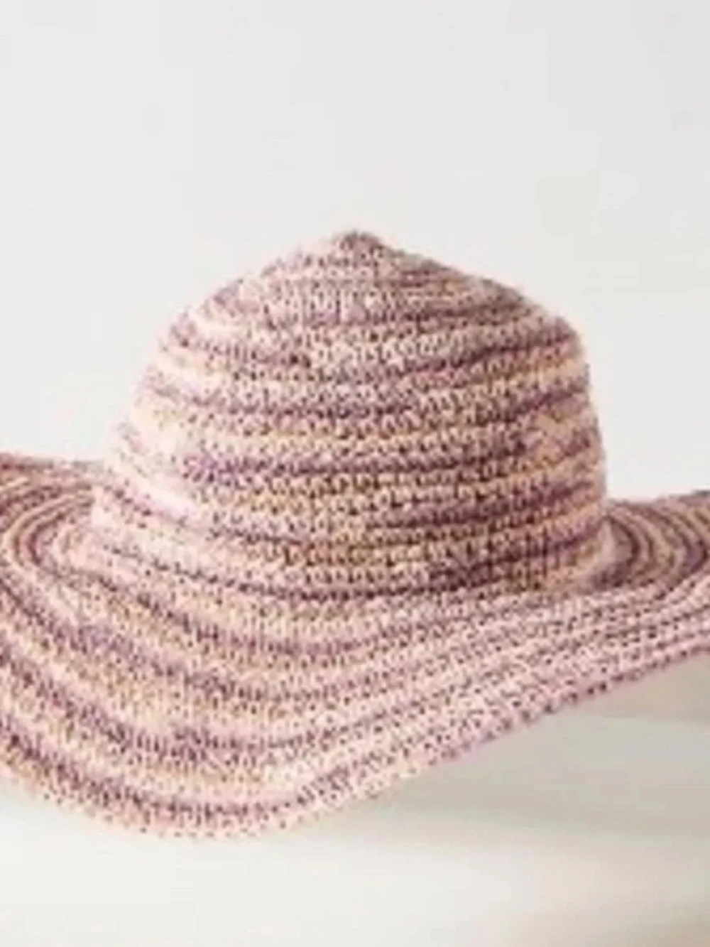 NWT Anthropologie San Diego Hat Company Pink Space Dye Floppy Sun Hat